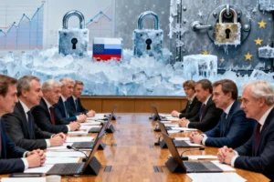 EU leaders urge swift action on unlocking frozen Russian assets to finance Ukraine, document shows - Professional coverage