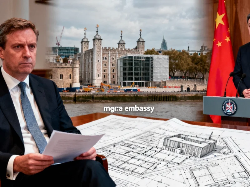 Diplomatic Storm Brews Over London’s Chinese Embassy Delays Amid Security Concerns