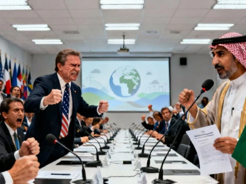 Global Shipping Climate Accord Derailed as US Opposition Sparks Unprecedented Diplomatic Clash